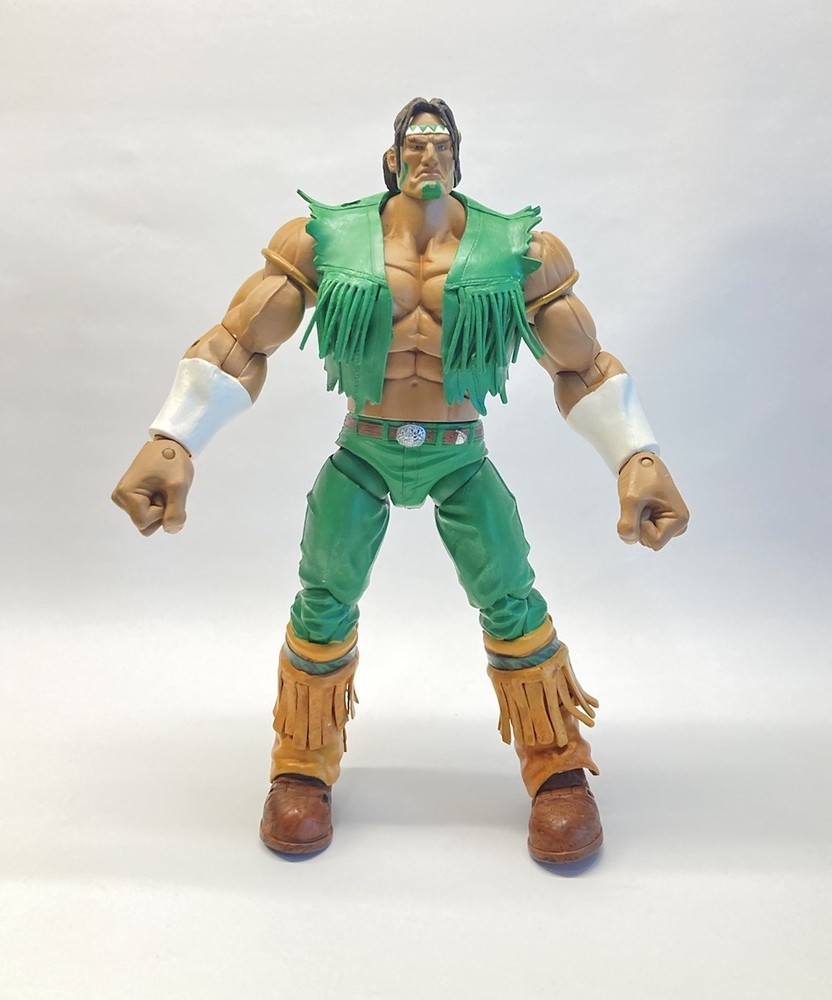 Capcom Sota Toys Street Fighter T. Hawk Figure Green Clothes Round 2 Wave 8″