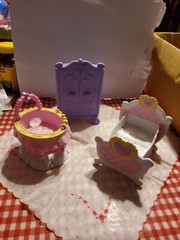 My Little Pony 2008 CRIB BASSINET CRADLE ~ Pink and White