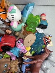 Mixed Toy Figures Lot 4 Lbs 14 Oz Barbie Little Tikes Animals Disney & More