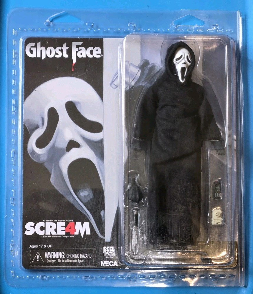 NECA Toys Scream 4 Ghost Face 8″ Clothed Action Figure New NIB MOC