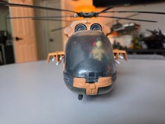 Vintage GI Joe Tomahawk Helicopter with Lift Ticket 1986 Hasbro