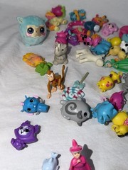 Littlest Pet Shop Rolleroos Hatchinmals Toy Figure LOT Miniatures Disney LPS