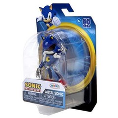 Small Blue Sonic Toy Figure Articulated Collectible for Ages 3 and Up