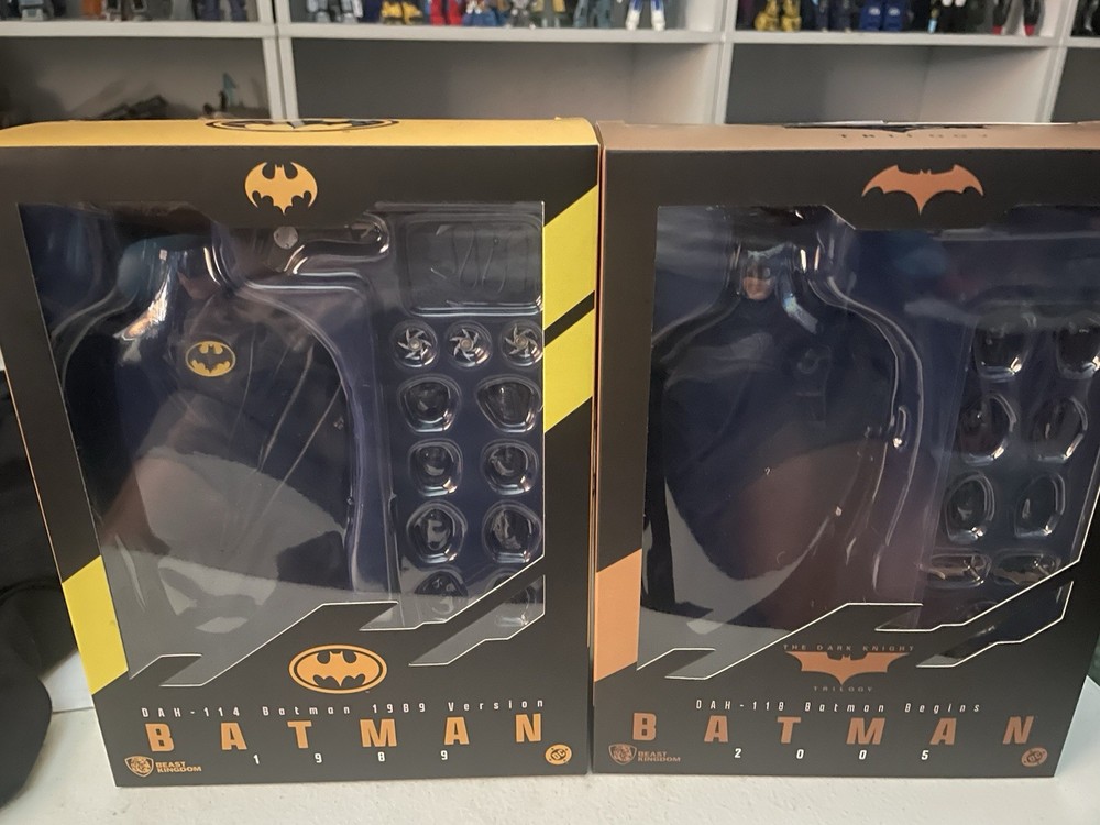 Beast Kingdom Lot Batman Begins Batman 89 Figures OPENED