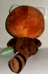 Hello Kitty Plush Toy Dressed As Red Panda bear 6″ Tall Sanrio New With Tags