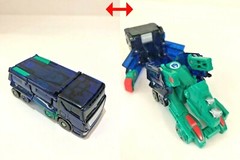 [TURNING MECARD] TUSKO Transformable Robot Car Toy Korea Figure +2card