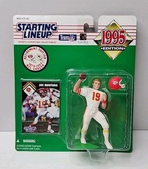 Starting Lineup [SLU] Lot/Bundle – Joe Montana & Drew Bledsoe – 1995 Edition