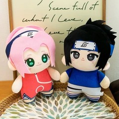 Naruto Anime Plush Toys Cute Sasuke Sakura Plushie Kawaii Kakashi Soft Stuff Dol