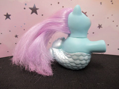 My Little Pony G1 Baby aqua Blue Sea Princess Fancy Mermaid vtg 1991 Pearl crab
