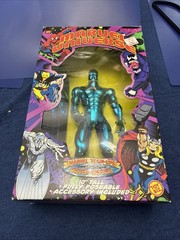 Marvel Universe Team-Ups Blue Silver Surfer 10″ Action Figure 1999 ToyBiz NIB