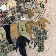 Huge Lot Of Vintage Hasbro 12in G.I. Joe, 21st Century Soldier Accessories