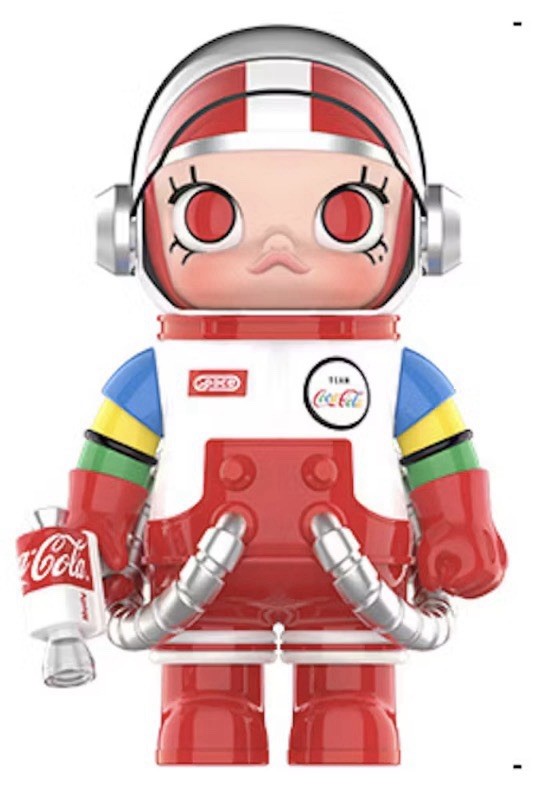 POP MART MEGA SPACE MOLLY 400% TEAM COCA-COLA SEALED!
