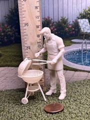1:24 1950 Dollhouse Barbecue Bob Inspired by Marx