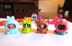 LITTLEST PET SHOP RARE TEENSIES SUPER PACK COMPLETE SET + SHINY DRAGONFLY