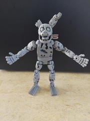FNAF Springtrap 3D Printed Figure Articulated Model Toy w/ Parts