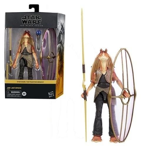 Star Wars Black Series Jar Jar Binks Deluxe Phantom Menace 6-Inch Action Figure