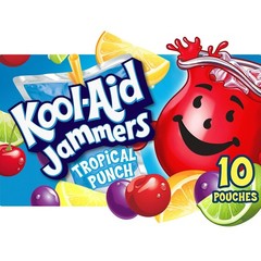 Jammers Tropical Punch Flavored Drinks – 6 Fl Oz Pouches, Healthy & Delicious