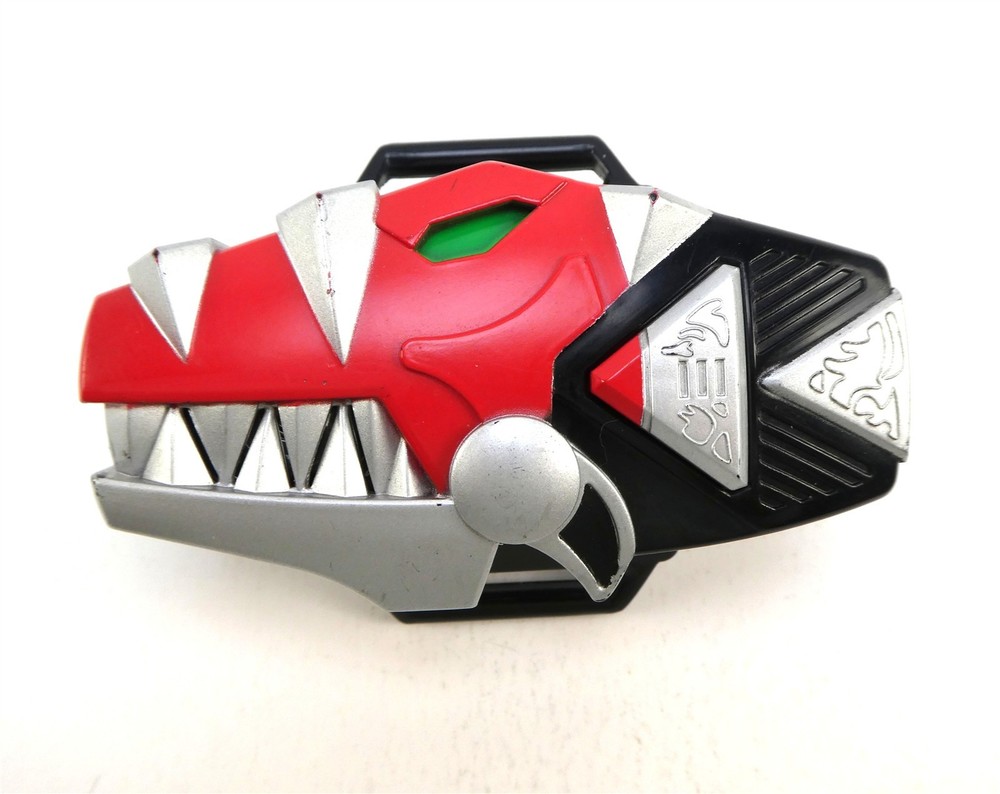 Power Rangers Dino Thunder Abaranger Commander Mopher Red 2004 *For Parts Only*