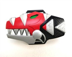 Power Rangers Dino Thunder Abaranger Commander Mopher Red 2004 *For Parts Only*