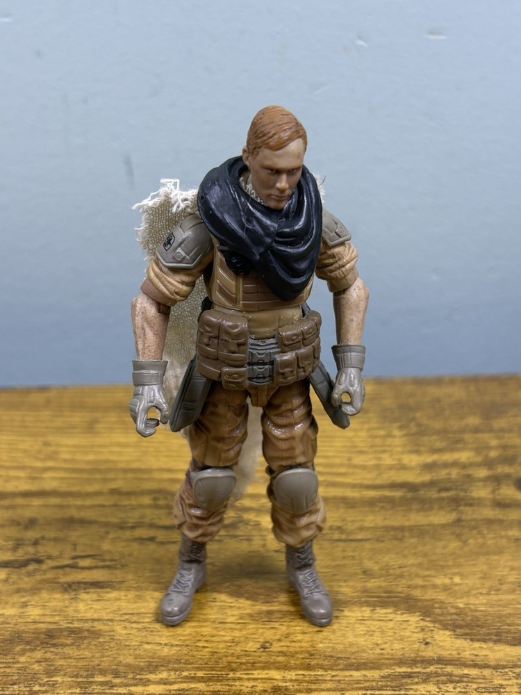 2010 GI JOE Pursuit of Cobra Dusty V14 Desert Battle Action Figure 3.75” POC