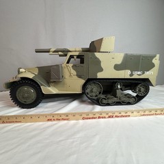 GI Joe Hasbro M3 Tank Destroyer, WWII Half-Track Vehicle 1:6 Scale, 12” 2001 BBI