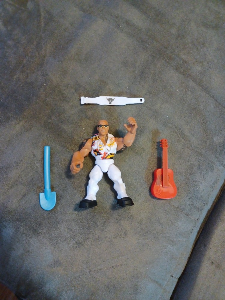 wwe mattel knuckle crunchers walmart exclusive the final boss the rock
