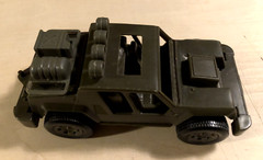 Unbranded Military Jeep Toy Looks Like GI Joe Vamp Cheetah NOT GI Joe Size/Scale