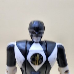POWER RANGERS MMPR Flip-Heads Lot of 5 RED BLACK BLUE Complete & GREEN PINK Near