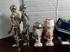 VINTAGE KENNER STAR WARS 1977-83 DROID SET LOT 10 R2 R5 8-D8 IG 3PO 2-1B FX-7 DS