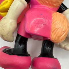 Arco Disney Action Figures Multicolor Mickey Minnie Donald Vintage Lot of 4