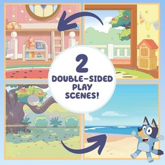 Bluey 18-Piece Playset – Wooden Magnetic Dolls for Engaging Playtime Adventures
