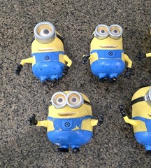 Thinkway Toys Despicable Me Minions Talking Figure DAVE BOB TIM STUART Lot Of 5