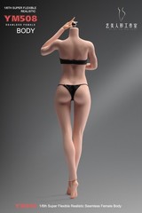 YM508 1/6 Female Pale Mid Breast Flexible Jointed Body&Details For 12”Figure
