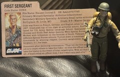 GI Joe Duke 1983 ARAH Vintage File Card 100% Complete