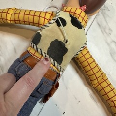 Vintage Disney Woody Doll Pixar Thinkway Toy Story 16” Not Working 1995
