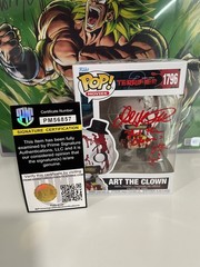 Funko Pop Art the Clown #1796 Signed David Howard Thornton – Terrifier – PSA