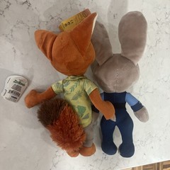 Lot of 2 – DISNEY ZOOTOPIA NICK WILDE & OFFICER JUDY HOPPS