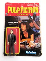 ReAction PULP FICTION VINCENT VEGA Movie Action Figure NEW SEALED !! Travolta