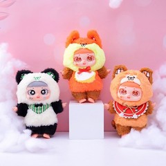 7″ Blind Box Plush Doll Mystery Animal Stuffed Toy Panda Rabbit Fox Dog Gift