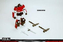 DX9 Transformation D-21 2.0 version 18cm Red Storm G1 Sideswipe D21 MP Scale