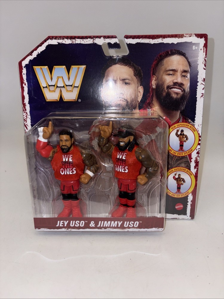 Bloodline Wwe Retro 2-pack Jey Uso And Jimmy Uso Figures