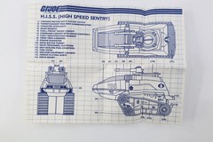 1983 GI Joe HISS Instructions Blueprints Original W/ Insert