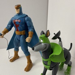 Toynami DYNOMUTT & Blue Falcon Deluxe Box Set 2003 Hanna-Barbera w/Acessories