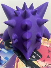 3d printed Gengar Fan Art Approximately ￼9.5” Tall (24cm) Fuzzy Skin Print