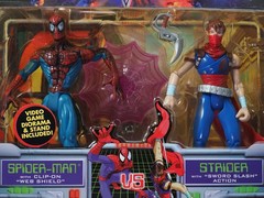 Toy Biz Video Game Super Stars Marvel vs Capcom Spider-Man Strider Set