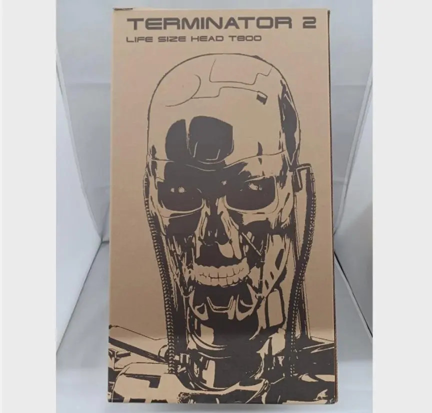 Terminator 2 T-800 1/1 Scale Endoskeleton Life Size Head OGRM w/Box Used FS
