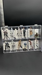 Star Wars Clone Wars 2008 Lot 21 Figures Loose w/ Accessories in Display Cases