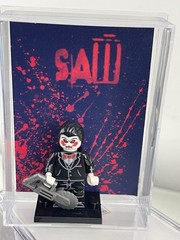 Custom Horror Saw Jigsaw John Kramer Movie Minifigure Customized Background