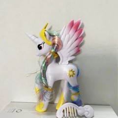 14cm My Little Pony Princess Celestia Nightmare Moon Figures Toys Kids Gift