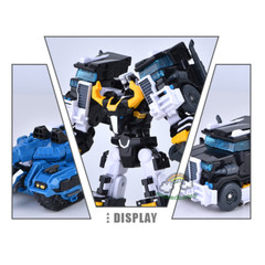 BIG TRAIL Transforming Truck Tobot V Galaxy Detectives Vehicle Robot Figure mode